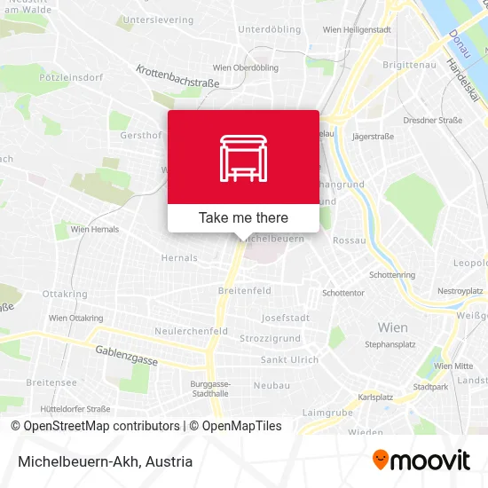 Michelbeuern-Akh map