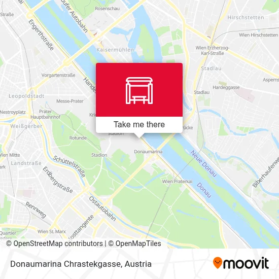 Donaumarina Chrastekgasse map