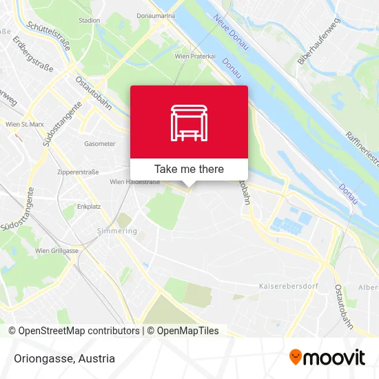 Oriongasse map