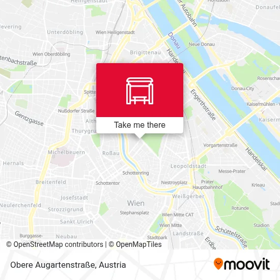 Obere Augartenstraße map