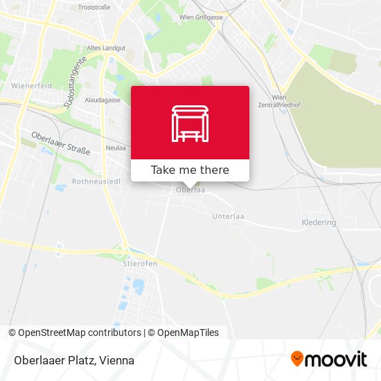 Oberlaaer Platz map