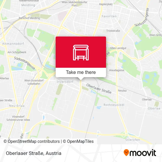 Oberlaaer Straße map