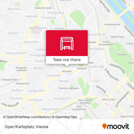 Oper/Karlsplatz map
