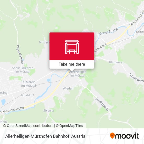 Allerheiligen-Mürzhofen Bahnhof map