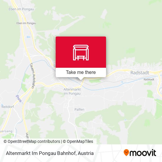 Altenmarkt Im Pongau Bahnhof map