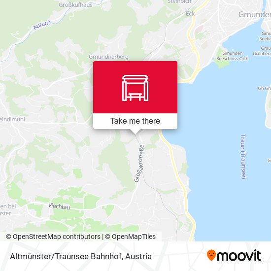 Altmünster/Traunsee Bahnhof map