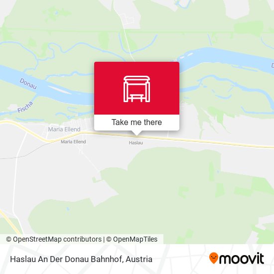 Haslau An Der Donau Bahnhof map