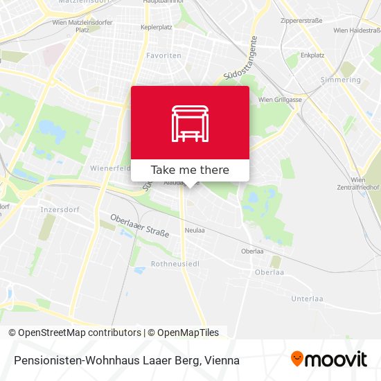 Pensionisten-Wohnhaus Laaer Berg map