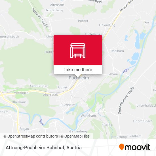 Attnang-Puchheim Bahnhof map