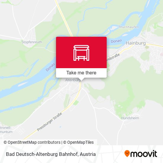 Bad Deutsch-Altenburg Bahnhof map