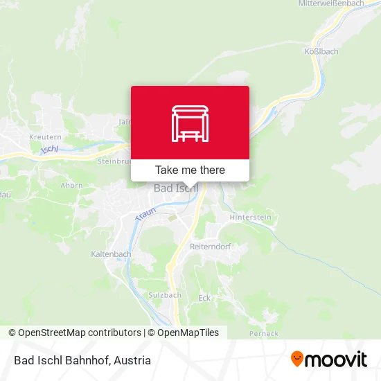 Bad Ischl Bahnhof map