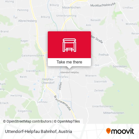 Uttendorf-Helpfau Bahnhof map