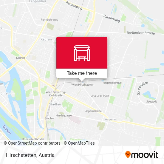 Hirschstetten map