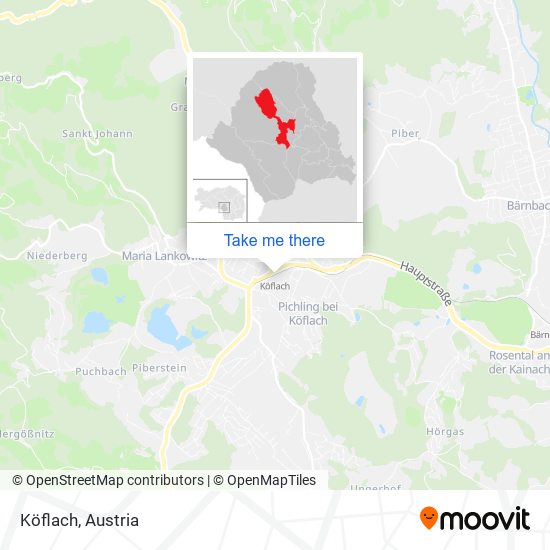 Köflach map