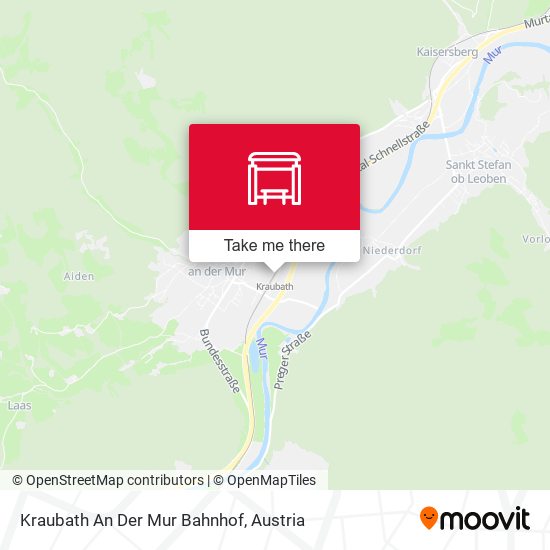 Kraubath An Der Mur Bahnhof map