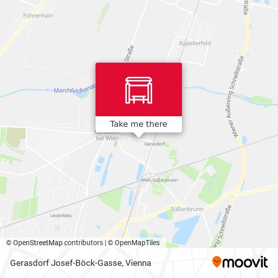 Gerasdorf Josef-Böck-Gasse map