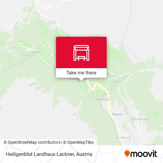 Heiligenblut Landhaus Lackner map