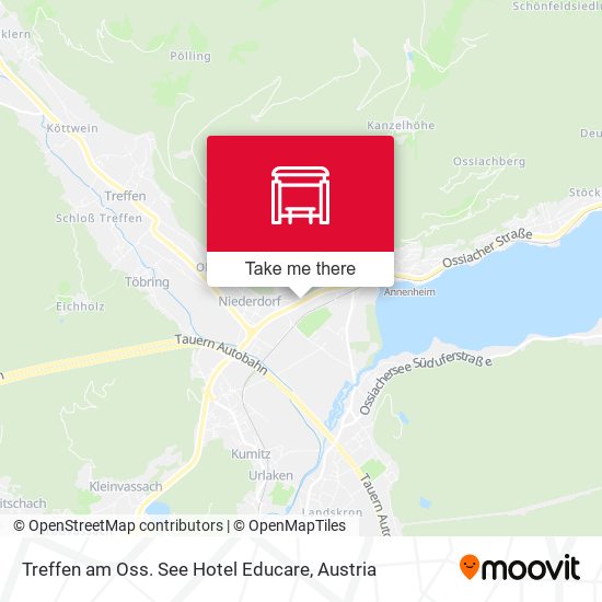 Treffen am Oss. See Hotel Educare map