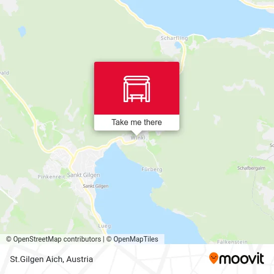 St.Gilgen Aich map