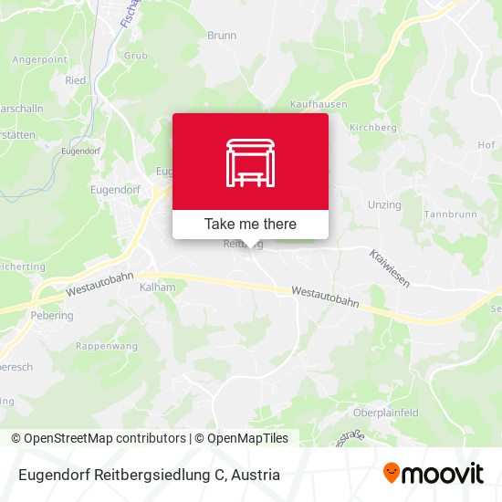 Eugendorf Reitbergsiedlung C map