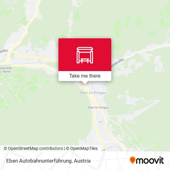 Eben Autobahnunterführung map