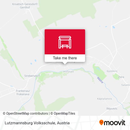 Lutzmannsburg Volksschule map