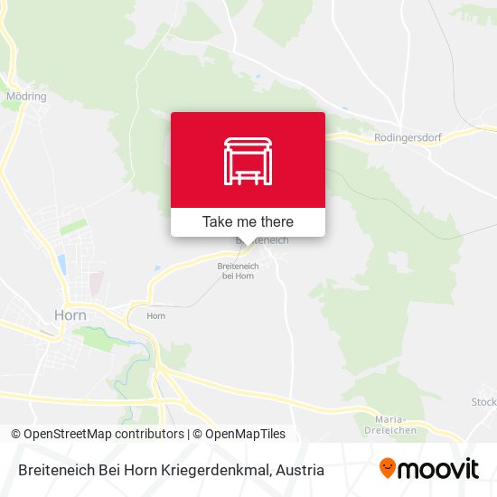 Breiteneich Bei Horn Kriegerdenkmal map