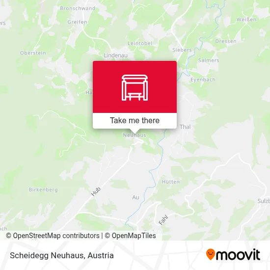 Scheidegg Neuhaus map