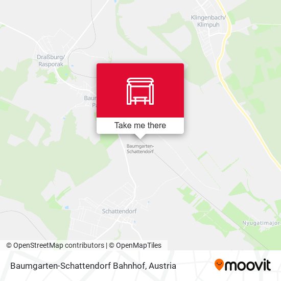 Baumgarten-Schattendorf Bahnhof map