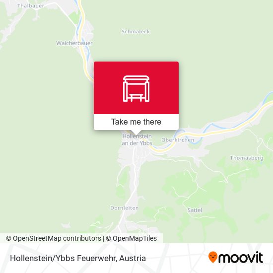 Hollenstein/Ybbs Feuerwehr map