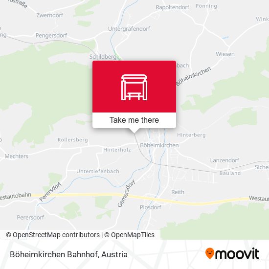 Böheimkirchen Bahnhof map