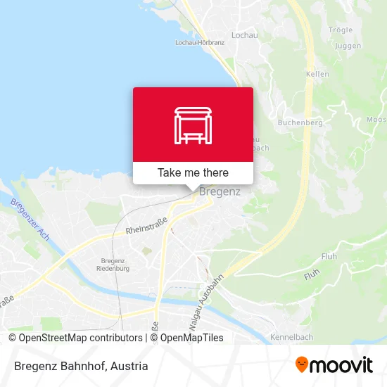Bregenz Bahnhof map