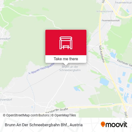 Brunn An Der Schneebergbahn Bhf. map