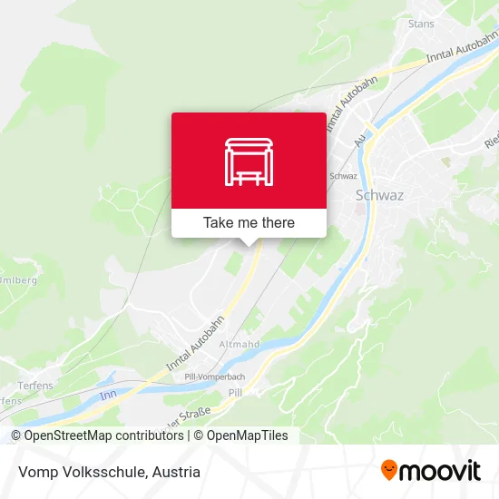 Vomp Volksschule map