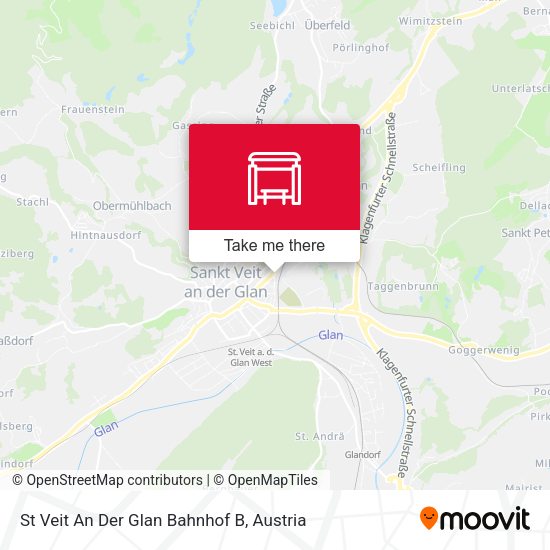 St Veit An Der Glan Bahnhof B map