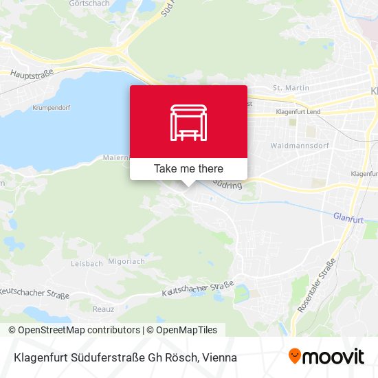 Klagenfurt Süduferstraße Gh Rösch map