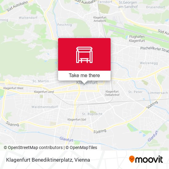 Klagenfurt Benediktinerplatz map