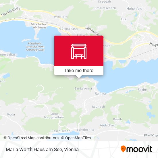 Maria Wörth Haus am See map