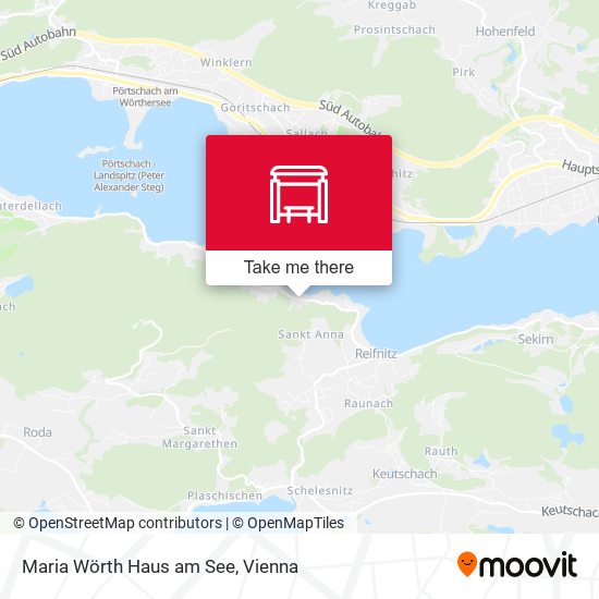 Maria Wörth Haus am See map