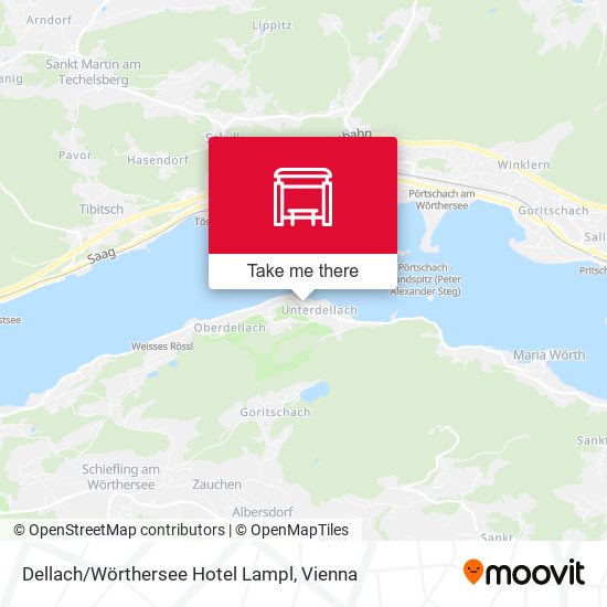 Dellach/Wörthersee Hotel Lampl map