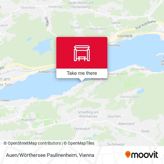 Auen/Wörthersee Paulinenheim map