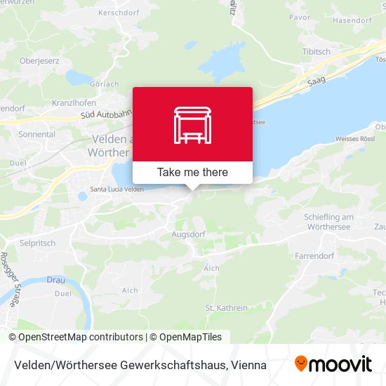 Velden / Wörthersee Gewerkschaftshaus map