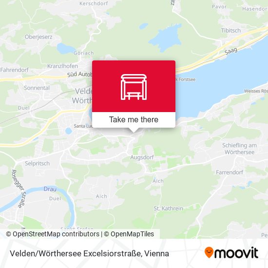 Velden / Wörthersee Excelsiorstraße map