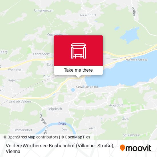 Velden / Wörthersee Busbahnhof (Villacher Straße) map