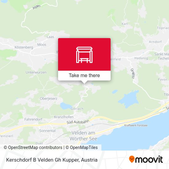 Kerschdorf B Velden Gh Kupper map