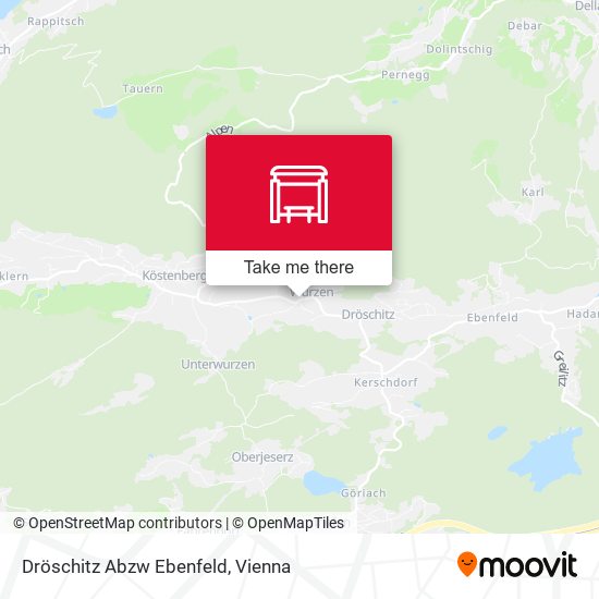 Dröschitz Abzw Ebenfeld map