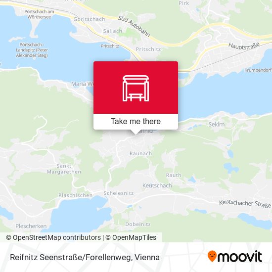 Reifnitz Seenstraße / Forellenweg map