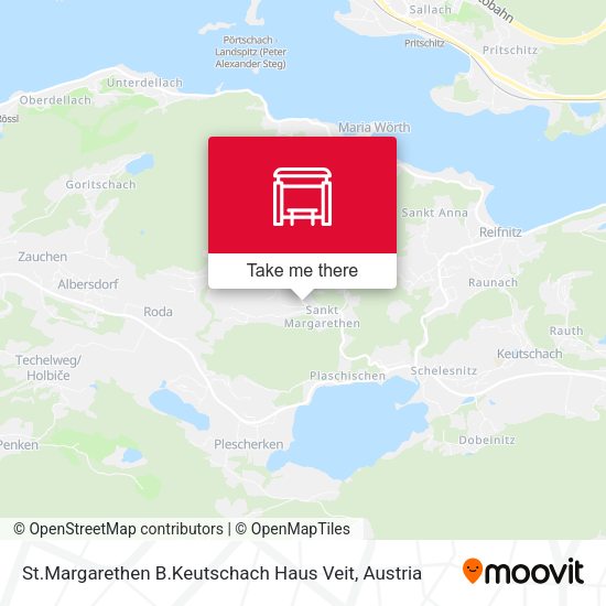 St.Margarethen B.Keutschach Haus Veit map