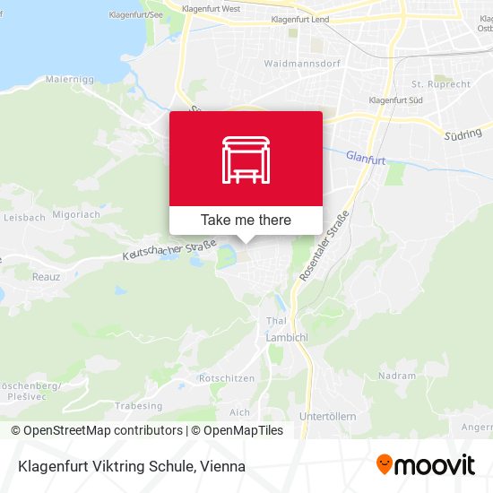 Klagenfurt Viktring Schule map