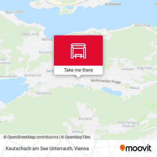 Keutschach am See Unterrauth map